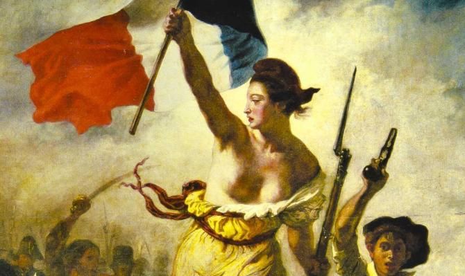 "La libertad guiando al pueblo" de Eugène Delacroix