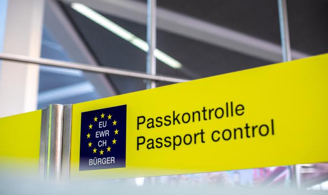 Control de pasaportes para ciudadanos europeos