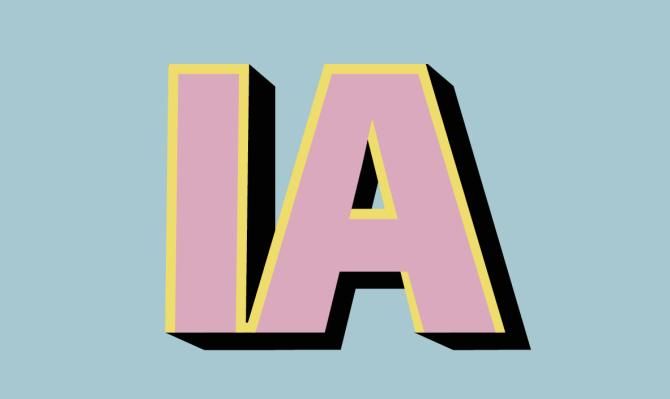 Imagen con las siglas "IA" para ilustrar el dosier sobre inteligencia artificial del IM05 2026