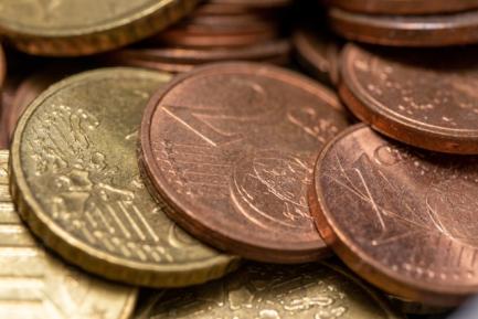 Monedas de céntimos de euro. Photo by Andrew D on Unsplash