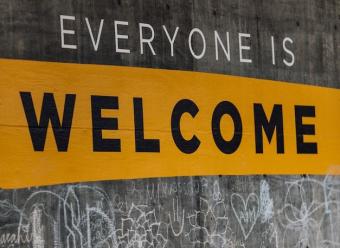 Everyone is welcome. Photo by Katie Moum on Unsplash