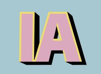Imagen con las siglas "IA" para ilustrar el dosier sobre inteligencia artificial del IM05 2026
