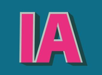 Imagen con las siglas "IA" para ilustrar el dosier sobre inteligencia artificial del IM05 2026